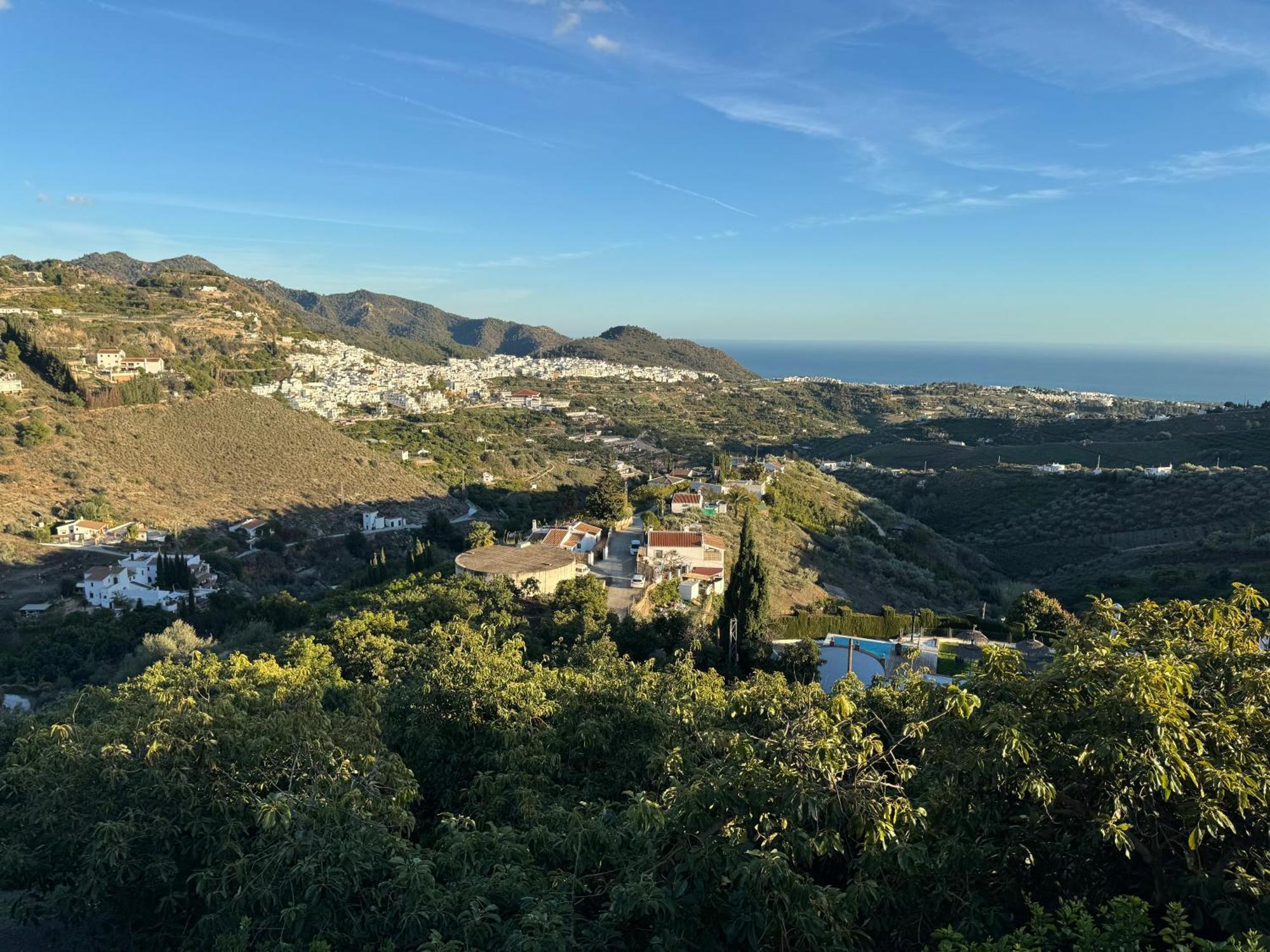 Villa En Frigiliana Con Piscina, Jacuzzi Y Espectaculares Vistas Eksteriør billede