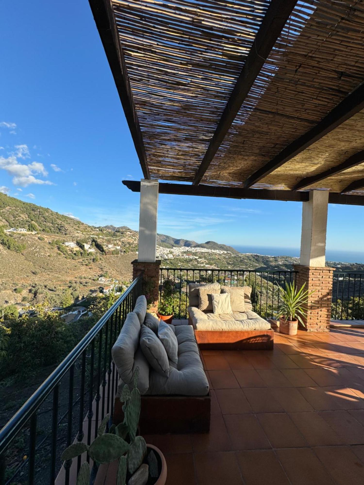Villa En Frigiliana Con Piscina, Jacuzzi Y Espectaculares Vistas Eksteriør billede